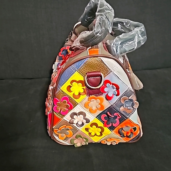 Genuine leather speedy style purse - Picture 2 of 5